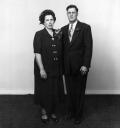 Mary and Walter pose on their wedding day in November, 1951