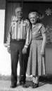 Wava stands with her husband Fred in Tucson, Arizona